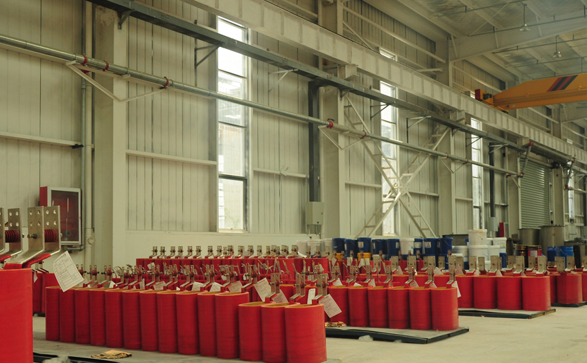上海变压器厂家高低压包半成品区
